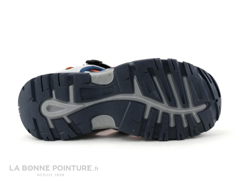 Wipop LICKEY Gris Bleu Orange - Sandale Sport GARCON 7 Wipop LICKEY Gris Bleu Orange - Sandale Sport GARCON – Image 5