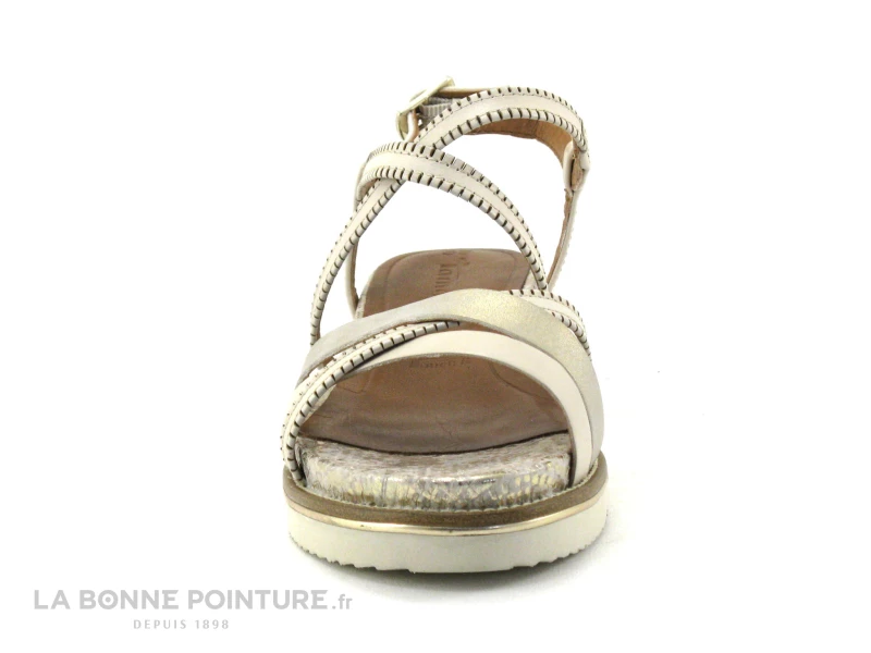 Tamaris 1-28207-28 Ivory - Brides Croisees - Sandale Femme 4 Tamaris 1-28207-28 Ivory - Brides Croisees - Sandale Femme – Image 2