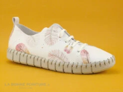 Fabiolas 25113 - Blanc - Plumes - Basket Basse Femme -LA BONNE POINTURE Soldes cd24607c73b9e66c561f35ea11d5d5ef img 9275.jpg 170682