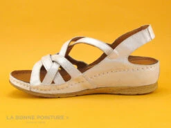 Karyoka PANA Champagne - Sandale Femme Beige - Talon Compense -LA BONNE POINTURE Soldes cd24607c73b9e66c561f35ea11d5d5ef img 9295.jpg 170725