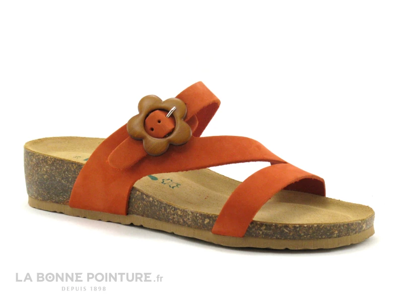 Bionatura 12A2038 Mandarine - Mule Femme 6 Bionatura 12A2038 Mandarine - Mule Femme – Image 4