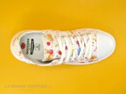 Dockers 50VL201 - Basket Toile Blanche Et Multicolore Femme - Plateforme -LA BONNE POINTURE Soldes cd24607c73b9e66c561f35ea11d5d5ef img 9334.jpg 170759