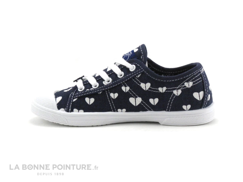 Le Temps Des Cerises Basic 02 Sweety - Marine Blanc - Basket 5 Le Temps Des Cerises Basic 02 Sweety - Marine Blanc - Basket – Image 3
