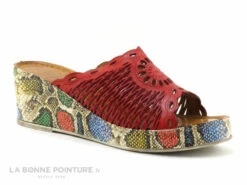 Karyoka GENI BIS Rouge - Semelle Compensee Serpent - Mule Femme -LA BONNE POINTURE Soldes cd24607c73b9e66c561f35ea11d5d5ef img 9374.jpg 159142