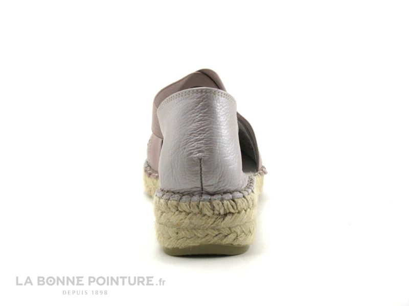 Fabiolas M105704 Rose Metallise - Espadrille Cuir Rose 6 Fabiolas M105704 Rose Metallise - Espadrille Cuir Rose – Image 4