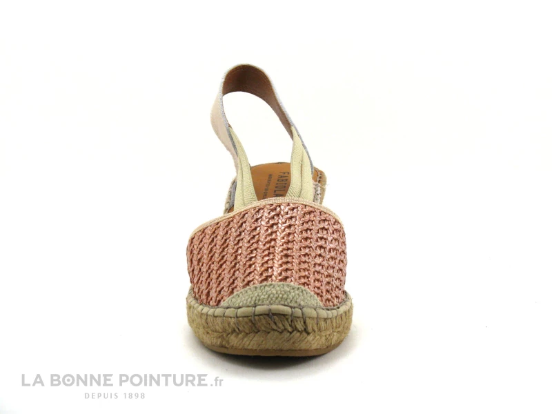 Fabiolas 307260 Nude - Espadrille Rose Talon Compense 4 Fabiolas 307260 Nude - Espadrille Rose Talon Compense – Image 2