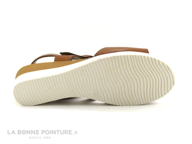 Jordana 681 Cuero - Sandale Marron - 2 Brides Velcro - Compense 9 Jordana 681 Cuero - Sandale Marron - 2 Brides Velcro - Compense – Image 7