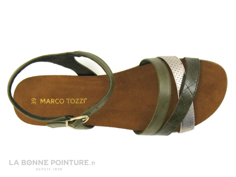 Marco Tozzi 2-28410-28 Olive - Sandale Femme Kaki 8 Marco Tozzi 2-28410-28 Olive - Sandale Femme Kaki – Image 6