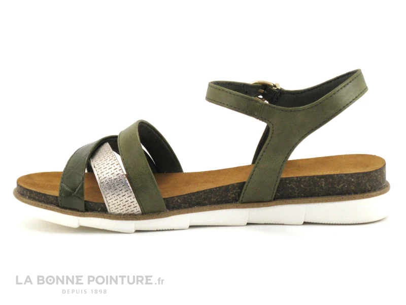 Marco Tozzi 2-28410-28 Olive - Sandale Femme Kaki 5 Marco Tozzi 2-28410-28 Olive - Sandale Femme Kaki – Image 3