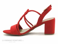 Marco Tozzi 2-28308-28 Red - Sandale Rouge - Talon Large -LA BONNE POINTURE Soldes cd24607c73b9e66c561f35ea11d5d5ef img 9486.jpg 170932