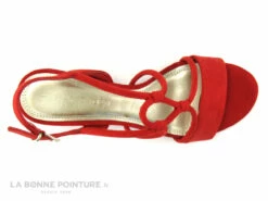 Marco Tozzi 2-28308-28 Red - Sandale Rouge - Talon Large -LA BONNE POINTURE Soldes cd24607c73b9e66c561f35ea11d5d5ef img 9489.jpg 170935