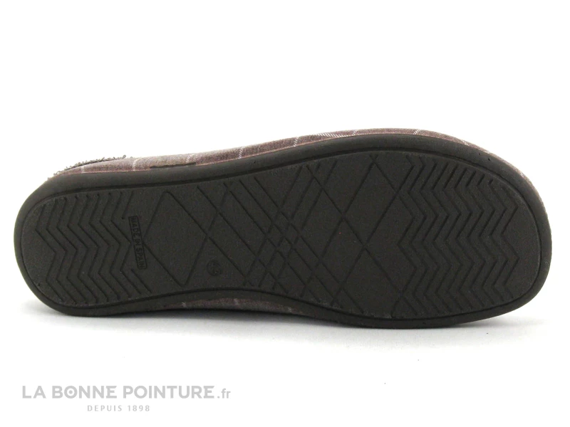 Zels 8543 Cuero - Pantoufle Mule Homme Marron A Carreaux 8 Zels 8543 Cuero - Pantoufle Mule Homme Marron A Carreaux – Image 6