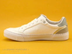 Mustang 1420-301-11 Weiss Mint - Basket Basse Femme - Blanc - Vert -LA BONNE POINTURE Soldes cd24607c73b9e66c561f35ea11d5d5ef img 9555.jpg 170953