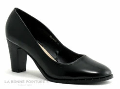 Enza Nucci QL3408 Noir - Escarpin Talon Haut - Clous Semelle