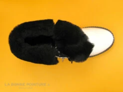 Hooper MULLAN Verni Blanc - Fourrure Noire - Bottine Femme -LA BONNE POINTURE Soldes cd24607c73b9e66c561f35ea11d5d5ef img 9605.jpg 142416