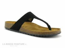 Tamaris 1-27500-26 001 Black - Tong Cuir Noir - Femme