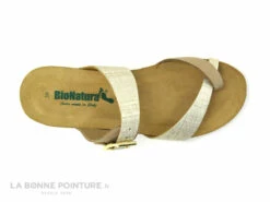 BioNatura 28A729-I MFILPLA - Mule Beige Et Or Avec Entre-doigt -LA BONNE POINTURE Soldes cd24607c73b9e66c561f35ea11d5d5ef img 9661.jpg 171280