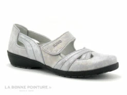Suave LONDON 8061T Shark Powder - Ballerine Argent Avec Scratch