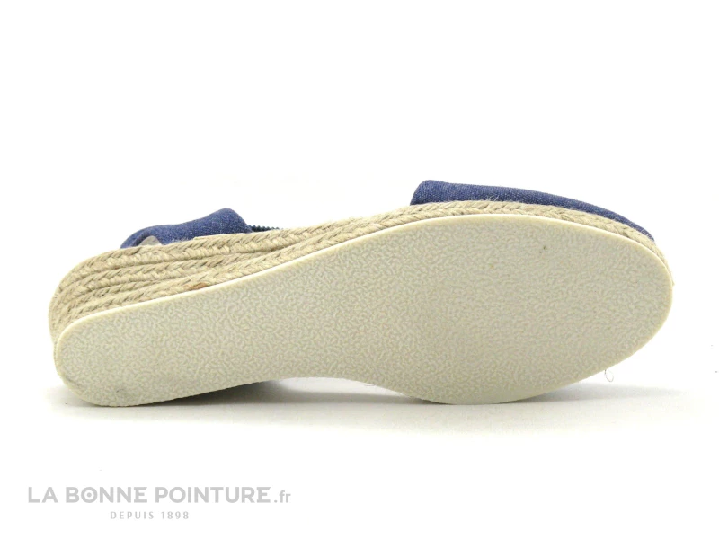 Ludiher 365 Marino - Espadrille Talon Compense - Toile Bleue 5 Ludiher 365 Marino - Espadrille Talon Compense - Toile Bleue – Image 3