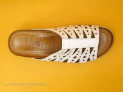 Karyoka IBOU Blanc - Mule Blanche - Talon Compense -LA BONNE POINTURE Soldes cd24607c73b9e66c561f35ea11d5d5ef img 9792.jpg 159651