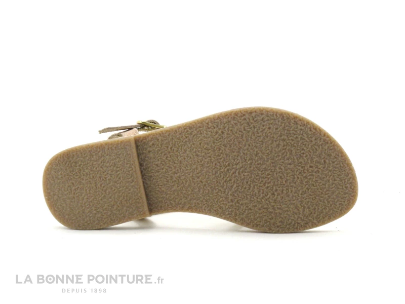 Wipop PLACTON Rose Nude Metallise - Sandale Fille 8 Wipop PLACTON Rose Nude Metallise - Sandale Fille – Image 6