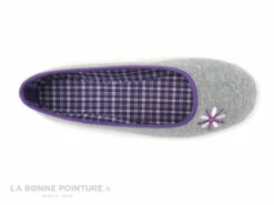 RYB 226022 9000 - Gris Violet - Pantoufle Ballerine Femme -LA BONNE POINTURE Soldes cd24607c73b9e66c561f35ea11d5d5ef img 9908.jpg 171553