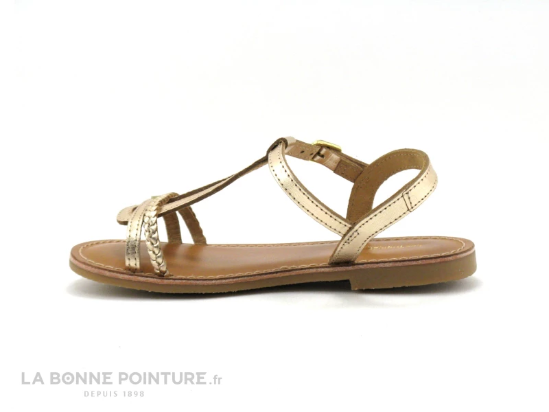 Tropeziennes BADOU Or - Sandale Fille - Bride Salome 5 Tropeziennes BADOU Or - Sandale Fille - Bride Salome – Image 3