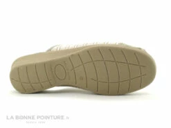 Zels 9294 Tabacco - Pantoufle Mule Beige - Argent - Rayures -LA BONNE POINTURE Soldes cd24607c73b9e66c561f35ea11d5d5ef img 9917.jpg 159861