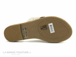 The Divine Factory HW4625 Blanc Argent Beige - Mule Plate Femme -LA BONNE POINTURE Soldes cd24607c73b9e66c561f35ea11d5d5ef img 9958.jpg 171450