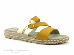 Patrizia Azzi PERCALE Jaune - Platine - Mule Femme